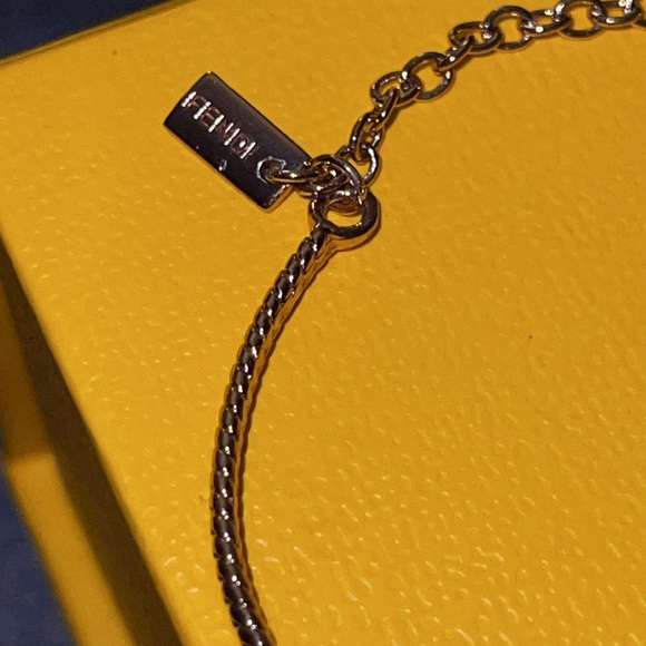 FENDI bracelet rose gold color great condition comes with box. - Picture 2 of 5